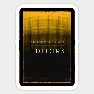 EDITORS BAND Sticker